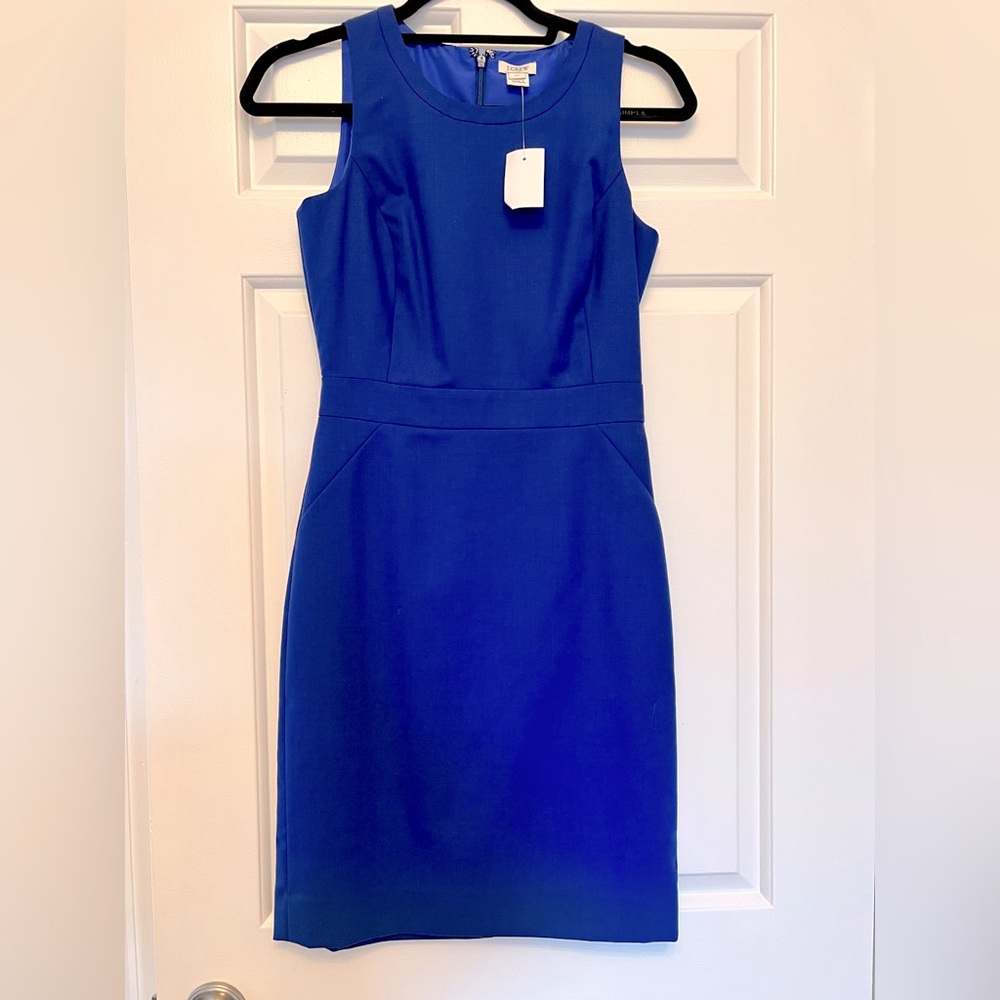 [NWT] J.Crew blue dress. Size 00.